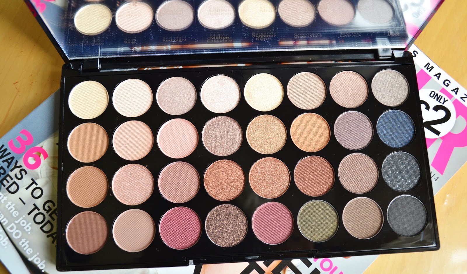 Makeup revolution 32 eyeshadow palette review